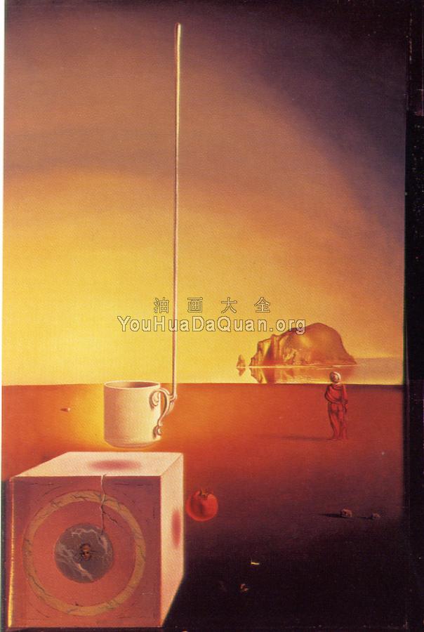 有着五米长附加物的杯子-Metre Appendage - 萨尔瓦多·达利